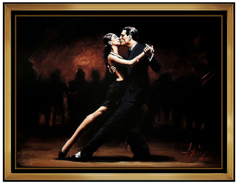 Fabian Perez Tango in Paris in Black Suit (21st Century ) Available Fabian Perez Tango in Paris in Black Suit (21st Century ) Available