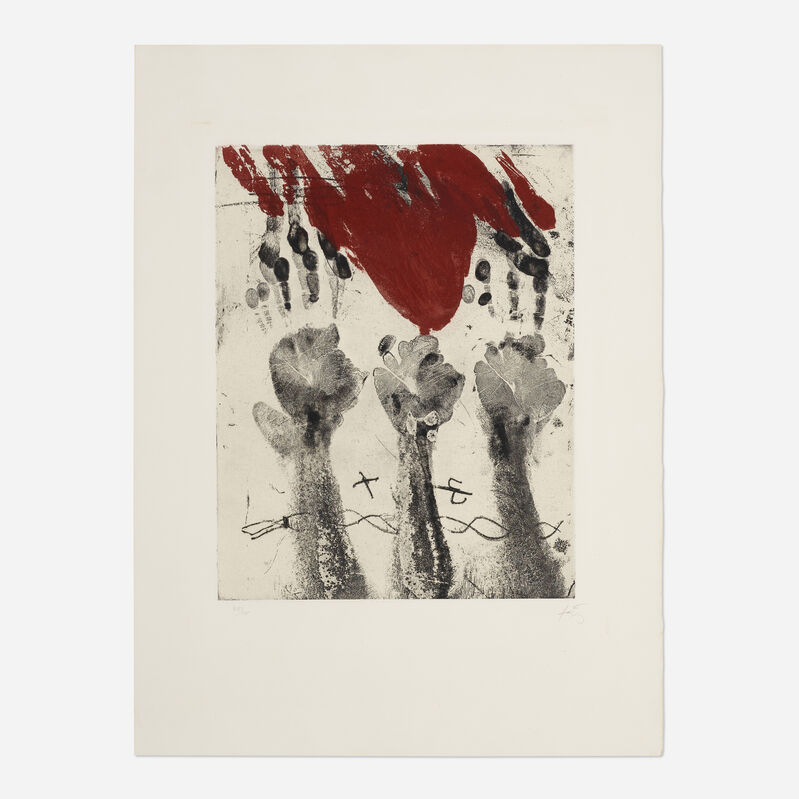 Antoni Tàpies | The Hands (Les Mains) (1969) | Artsy