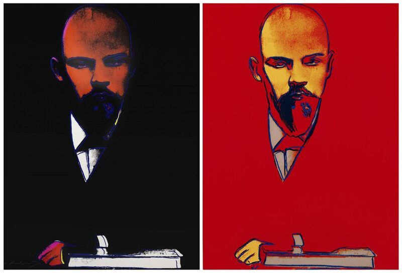 Andy Warhol | Black Lenin (II.402) & Red Lenin (II.403) (1987) | Available for Sale | Artsy