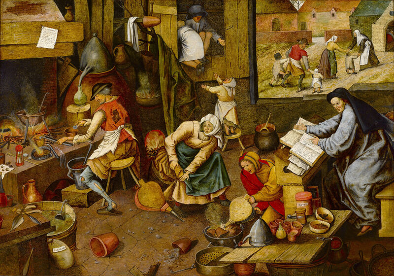 Pieter Bruegel the Younger | The Alchemist (ca. 1600) | Artsy