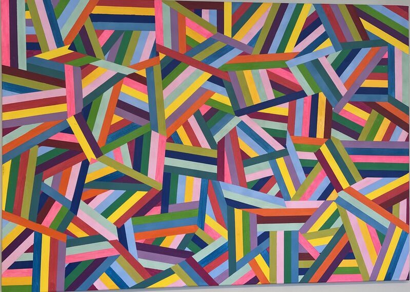 Eitan Satat  Abstract 12 - geometric abstract painting (20129)  Available  for Sale  Artsy