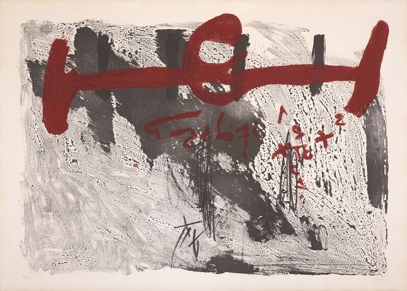 Antoni Tàpies | Taches et chiffres (Spots and Numbers) (1972) | Artsy