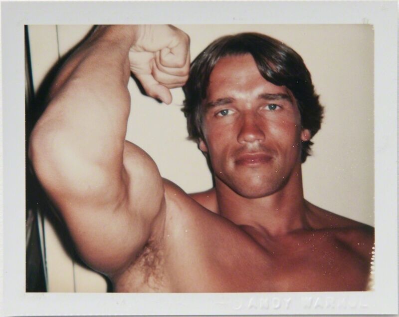 Andy Warhol Andy Warhol Polaroid Portrait Of Arnold Schwarzenegger 1977 Artsy Andy Warhol Andy Warhol Polaroid Portrait Of Arnold Schwarzenegger 1977 Artsy