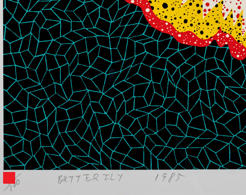 Yayoi Kusama Butterfly 蝴蝶 草間彌生 1985 Available For Sale Artsy Yayoi Kusama Butterfly 蝴蝶 草間彌生 1985 Available For Sale Artsy