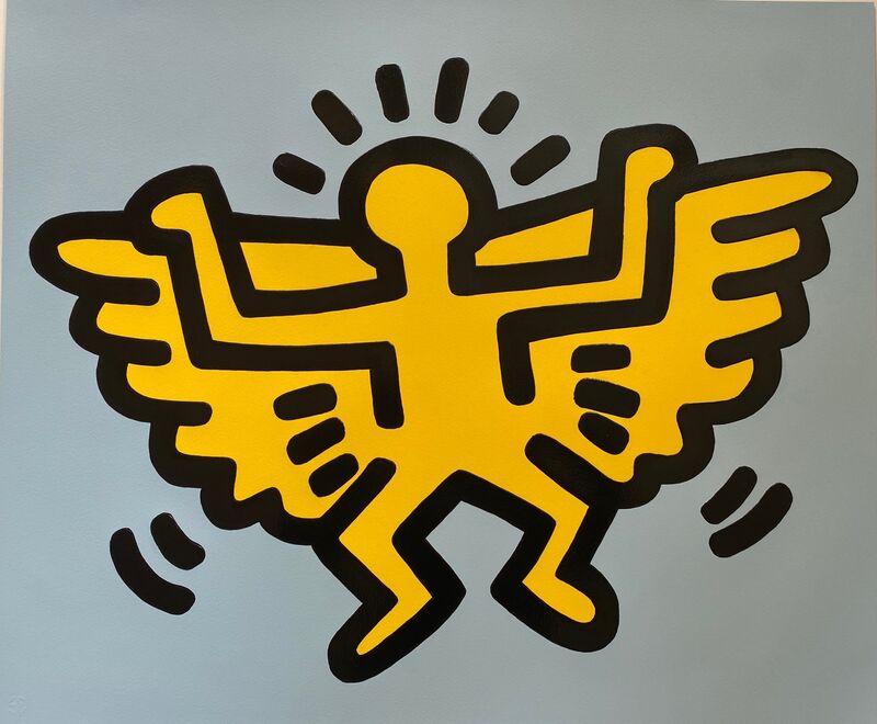 Keith Haring Angel From Icons 1990 Artsy Keith Haring Angel From Icons 1990 Artsy
