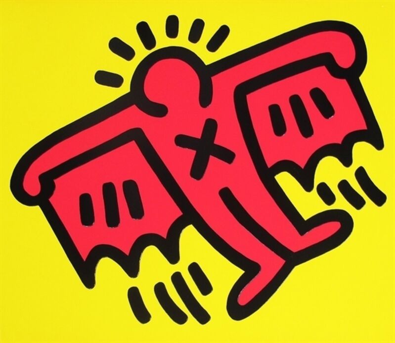 Keith Haring X Man From Icons Portfolio 1990 Artsy Keith Haring X Man From Icons Portfolio 1990 Artsy