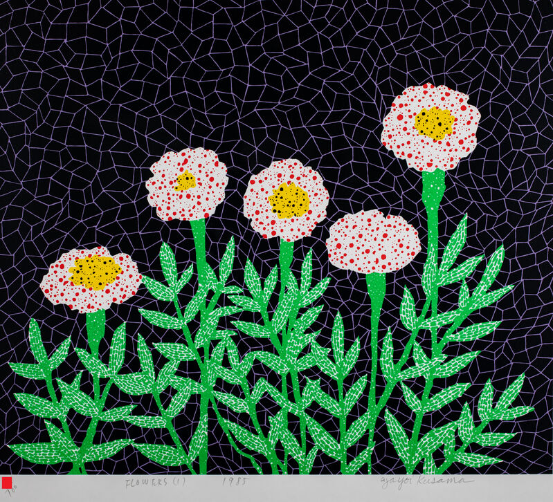 Yayoi Kusama Flower 1 花 1 草間彌生 1985 Available For Sale Artsy Yayoi Kusama Flower 1 花 1 草間彌生 1985 Available For Sale Artsy