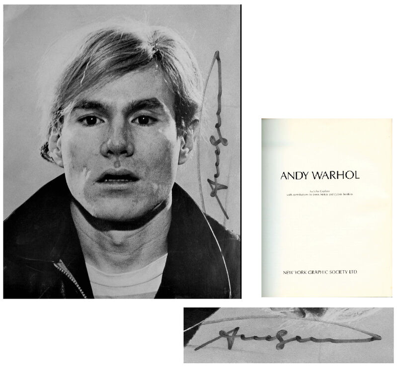 Andy Warhol “Andy Warhol”, SIGNED Exhibition Catalogue