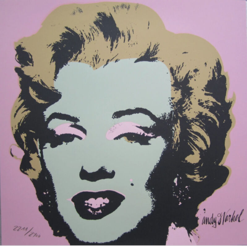 CMOA Certificate Andy Warhol Marilyn Monroe Marilyn Monroe Wall Art, Andy Warhol Signed, Marilyn Monroe Print, Andy Warhol Lithograph