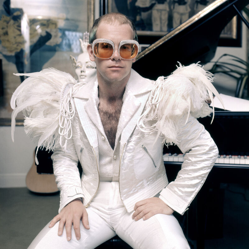 Terry O'Neill | Elton John (1970s) | Available for Sale | Artsy