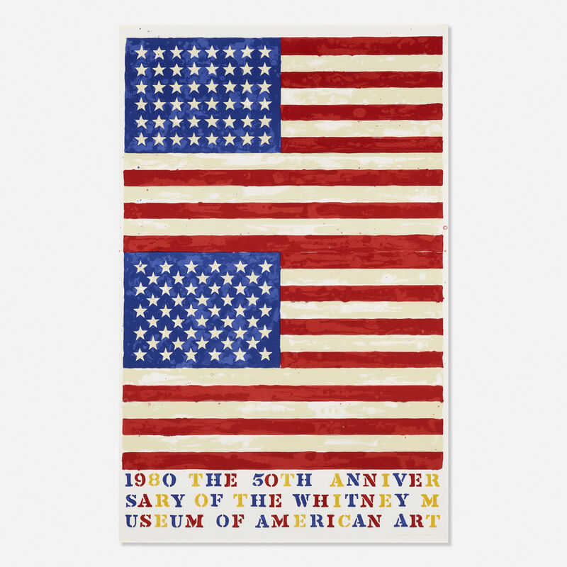 Jasper Johns Two Flags Whitney Museum Of American Art 50th Anniversary 1979 80 Artsy Jasper Johns Two Flags Whitney Museum Of American Art 50th Anniversary 1979 80 Artsy