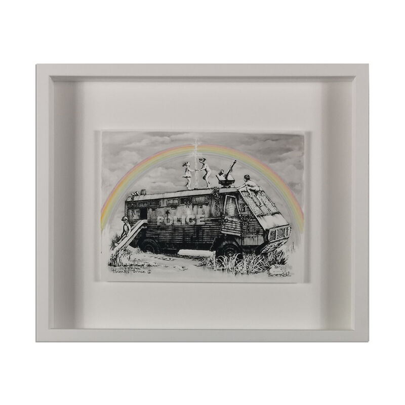 Banksy Police Riot Van Dismaland Gift Print Ca 15 Available For Sale Artsy Banksy Police Riot Van Dismaland Gift Print Ca 15 Available For Sale Artsy