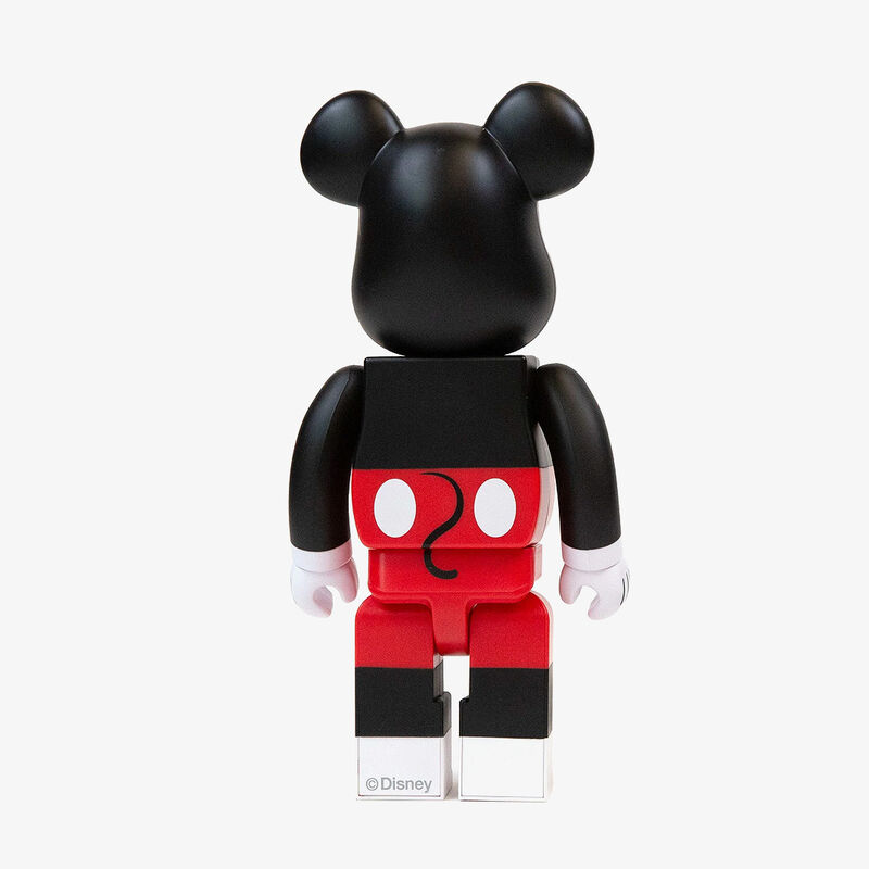 100% bearbrick Medicom Be@rbrick 2020 Disney Mickey Mouse Black & White 400% 