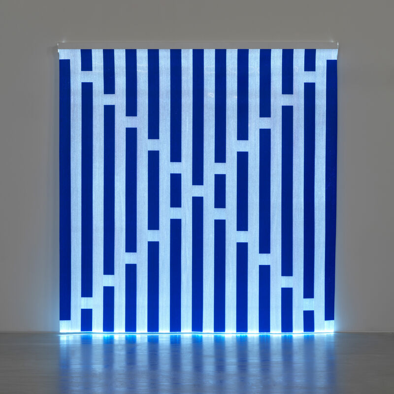 Daniel Buren Fibres Optiques Bleu Fonce J2 13 Available For Sale Artsy Daniel Buren Fibres Optiques Bleu Fonce J2 13 Available For Sale Artsy