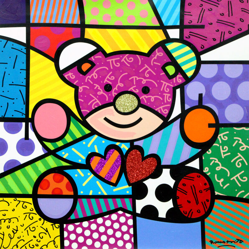 Romero Britto Teddy Bear (2018) Artsy