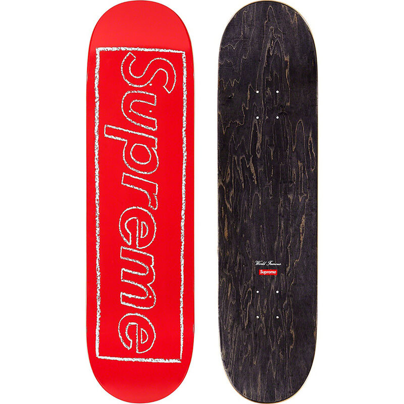 KAWS, Supreme | KAWS Supreme Skate Decks (KAWS Supreme Chalk Logo set