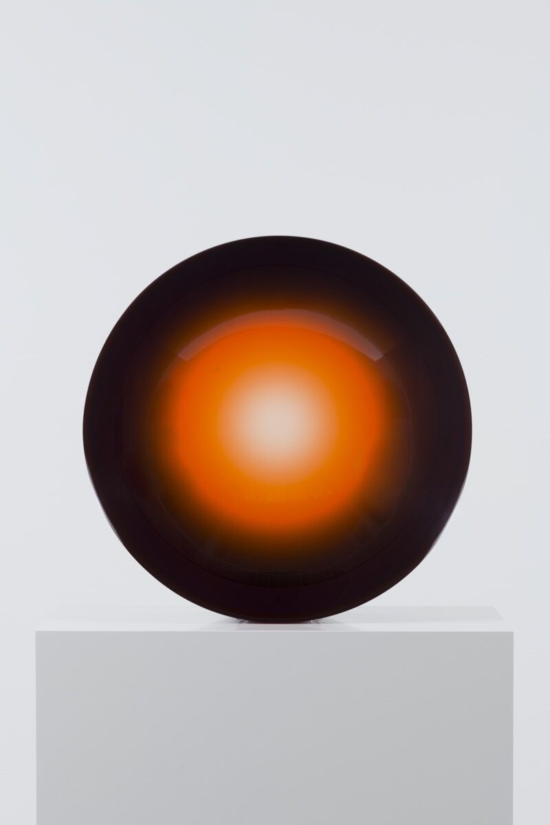 Fred Eversley, Untitled (parabolic lens), (1969) 2018. © Fred Eversley. Photo by Jeff McLane. Courtesy of David Kordansky Gallery and the UBS Art Collection.