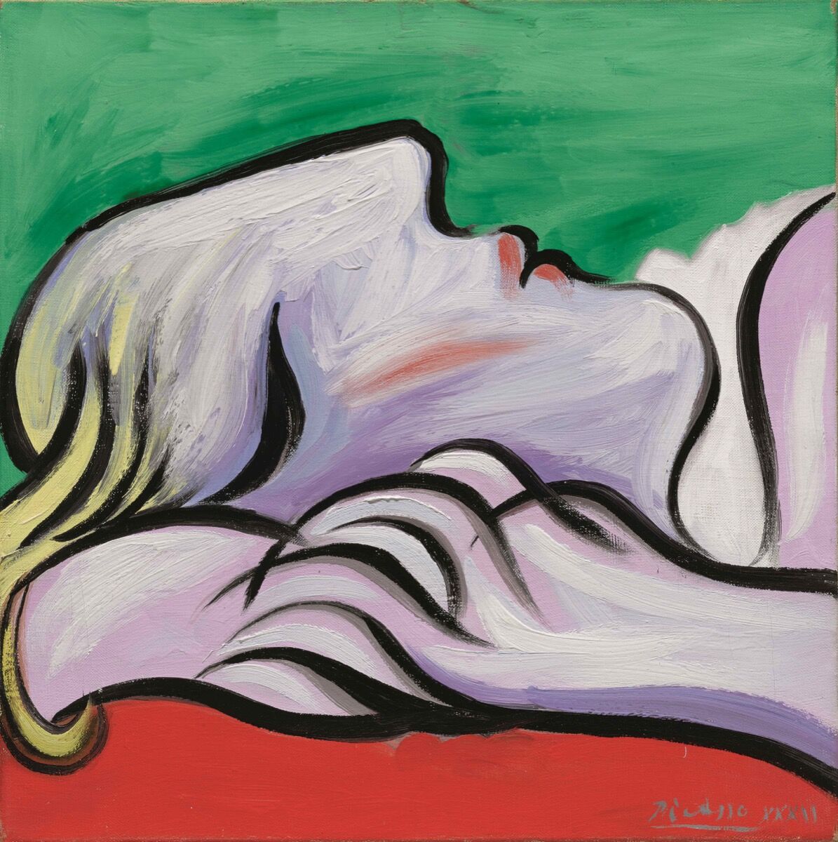 Pablo Picasso, Le repos, 1932. Courtesy of Sothebyâs.