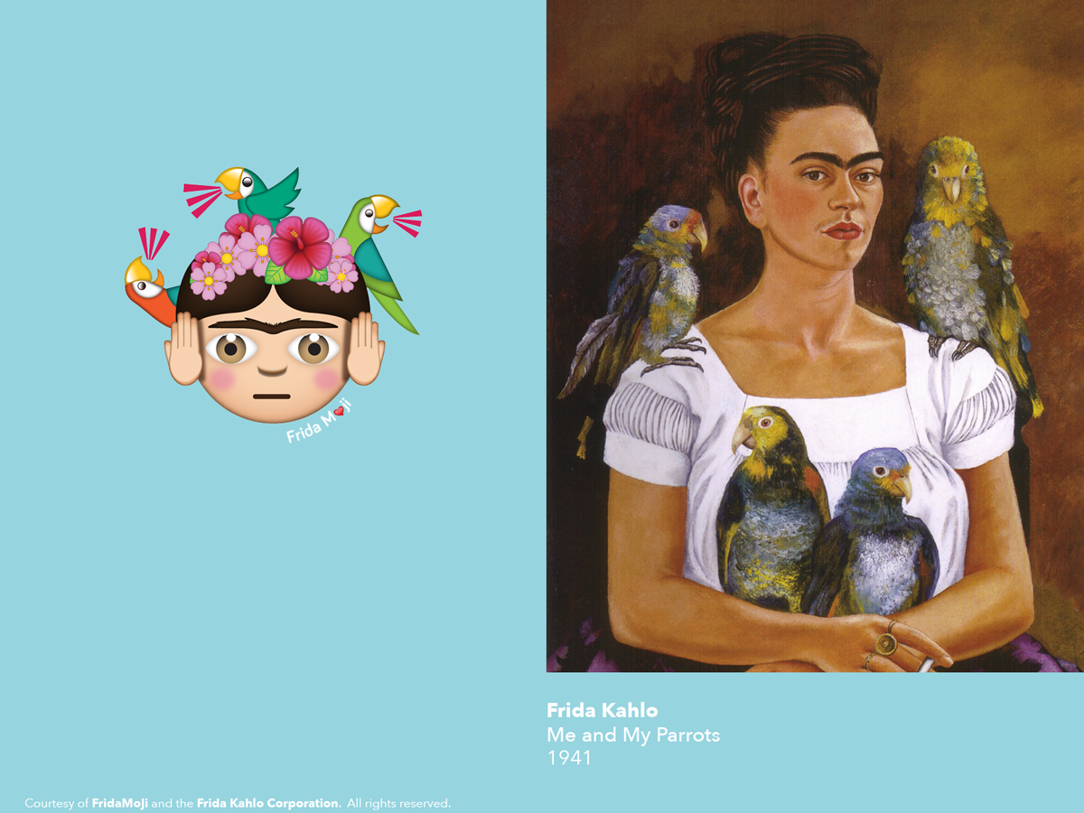 Frida Kahlo Infiltrates The Snapchat Generation With A New Set Of Emoji Artsy