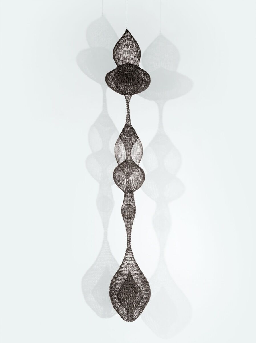 Ruth Asawa, Untitled (S.108 Hanging, Six-Lobed, Multi-Layered Continuous Form Within a Form), c. late 1960s. Courtesy of Christie’s.