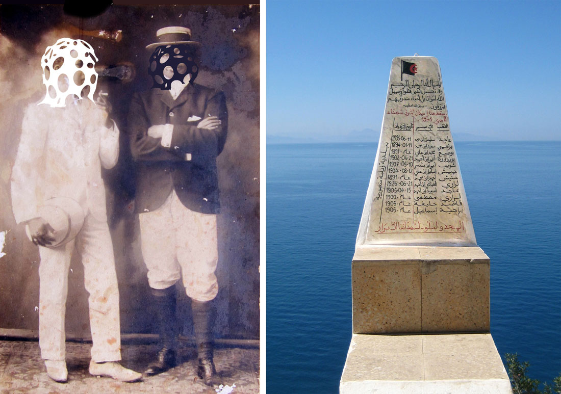 Amalia Ramanankirahina, Cousins from the series Portraits de Famille (Family Portraits), 2013; Amina Menia, Ziama from the series Chrysanthèmes, 2009-ongoing. Courtesy of Richard Taittinger Gallery.