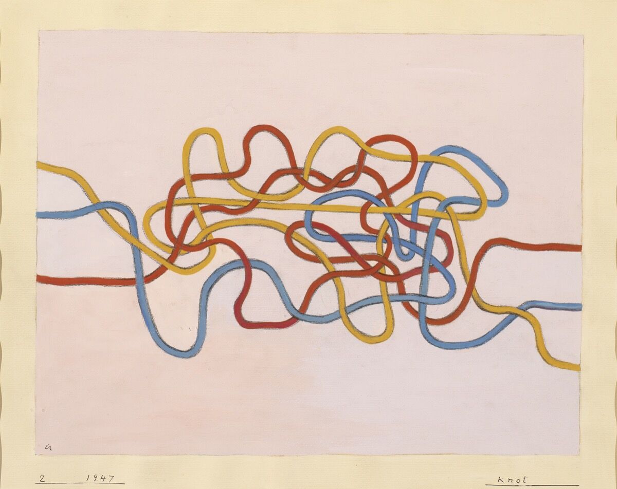 Anni Albers, Knot 2, 1947. © 2017 The Josef and Anni Albers Foundation/Artists Rights Society (ARS), New York Photo: Tim Nighswander/ Imaging 4 Art.