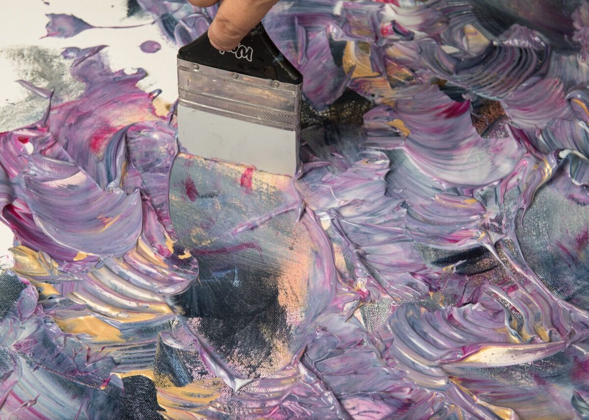 Excerpt from Acrylic Painting: Mediums & Methods by Rhéni Tauchid, 2018. Photo by Jonathan Sugarman and Connie Morris. Courtesy of The Monacelli Press.