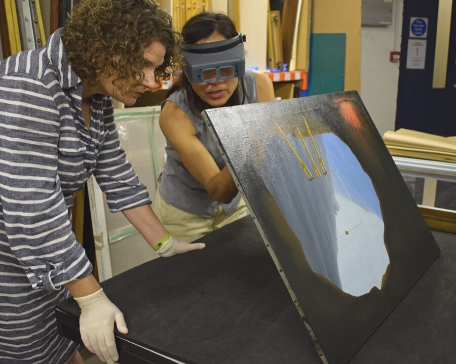 What Happens When You Find A Lost Magritte Underneath Another Painting Artsy