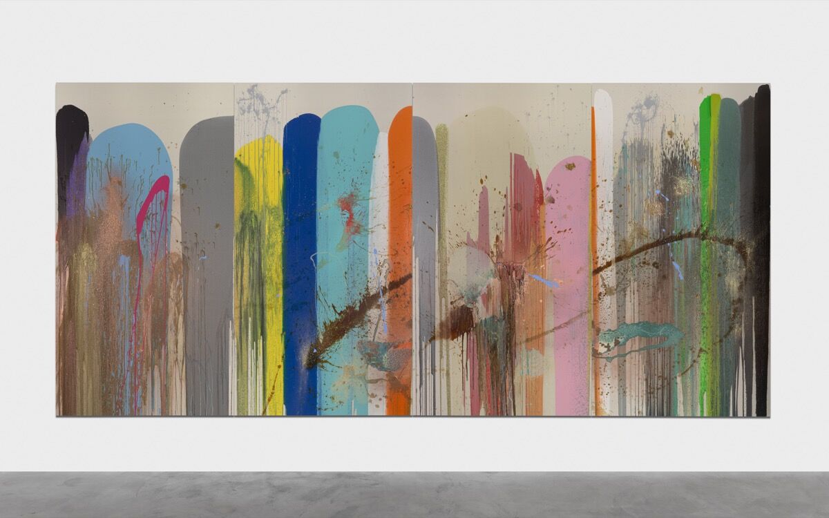 John M. Armleder, Etang, 2019. Photo by Annik Wetter. Courtesy of Art Basel.