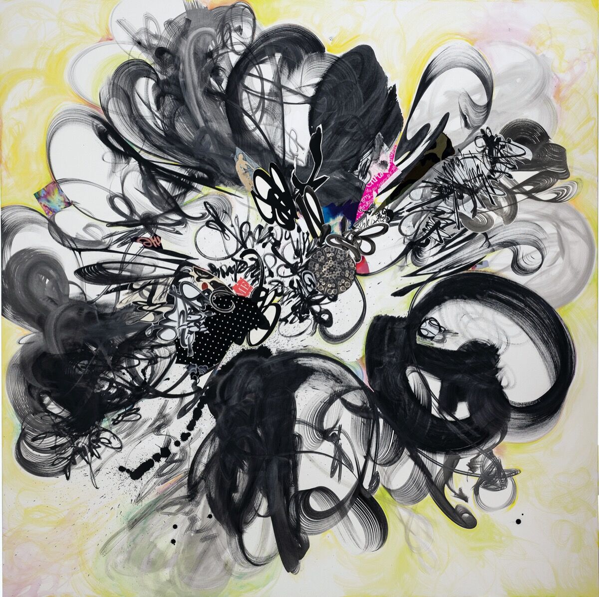 Shinique Smith, And there you are, a shooting star, 2018. © Shinique Smith. Courtesy of the UBS Art Collection.