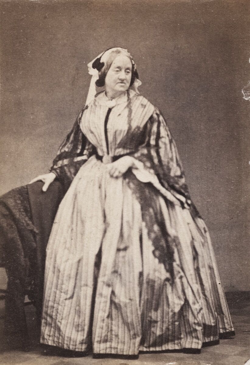 Unknown photographer, Portrait of Anna Atkins, ca. 1862. From the Nurstead Court Archives. Courtesy of The New York Public Library.