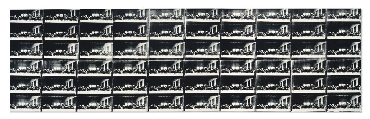 Andy Warhol, Sixty Last Suppers, 1986. Courtesy of Christie's.