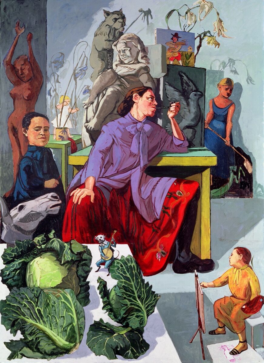 Paula Rego, The Artist in Her Studio, 1993. Courtesy of Leeds City Art Gallery and Kunstmuseum Den Haag.