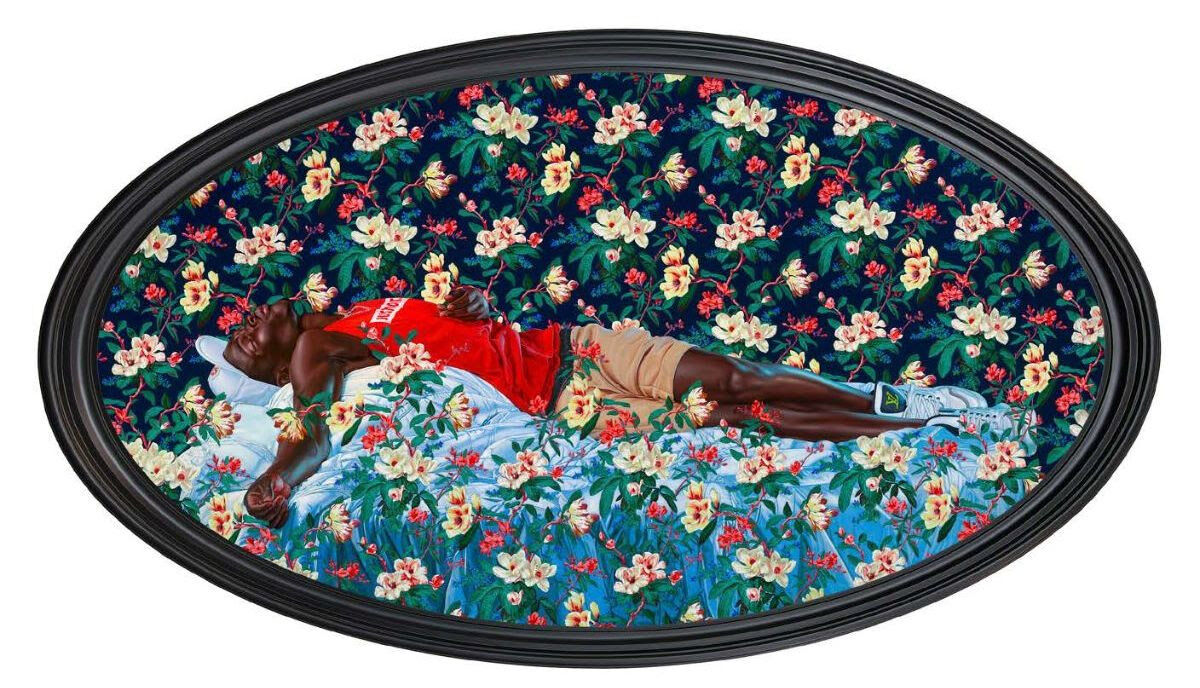 Kehinde Wiley, Sleep (Jean-Bernard Restout), 2022. © Kehinde Wiley.