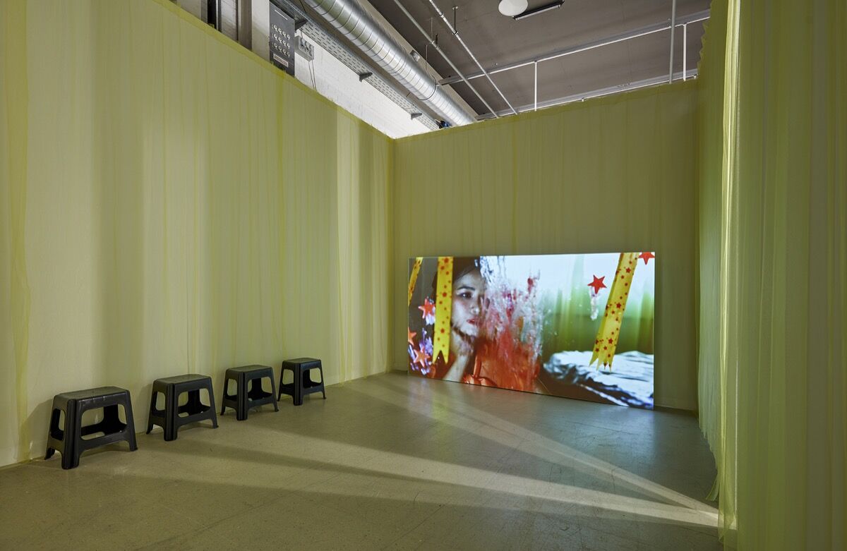 Diane Severin Nguyen, installation view in Bureau’s booth at Art Basel, Basel, 2021. Courtesy of the artist and Bureau.