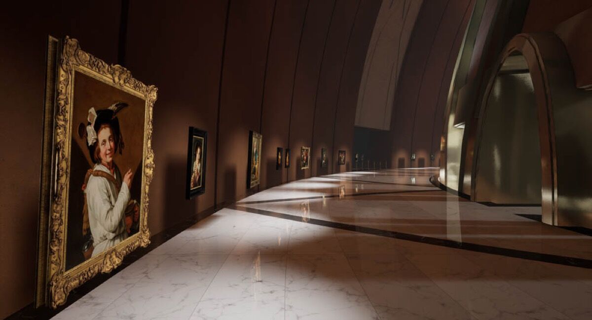 View of the Kremer Collection’s virtual reality museum. Courtesy of the Kremer Collection.