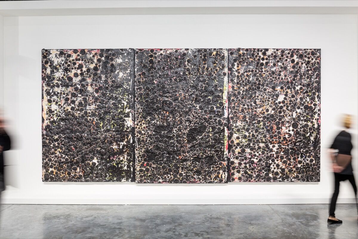 Installation view of Hauser & Wirth’s booth at Art Basel in Miami Beach, 2017. Photo by Alain Almiñana for Artsy.