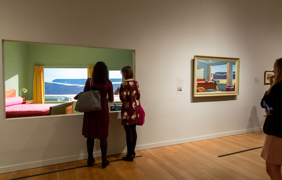 Virginia Museum of Fine Arts Hopper Hotel Experience. Photo by Travis Fullerton. © Virginia Museum of Fine Arts, October 2019.