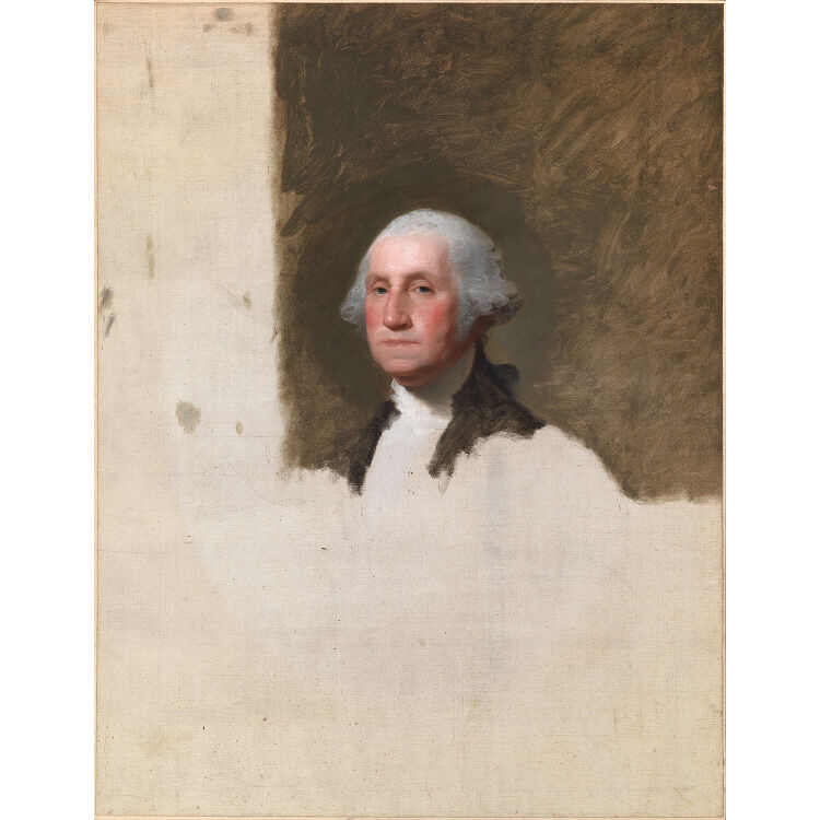 How The Unfinished Athenaeum Portrait Of George Washington Ended