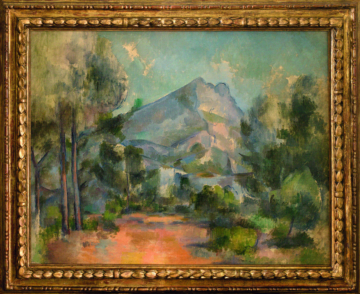 Paul Cézanne, La Montagne Sainte-Victoire, 1897. Cortesía del Kunstmuseum Bern.