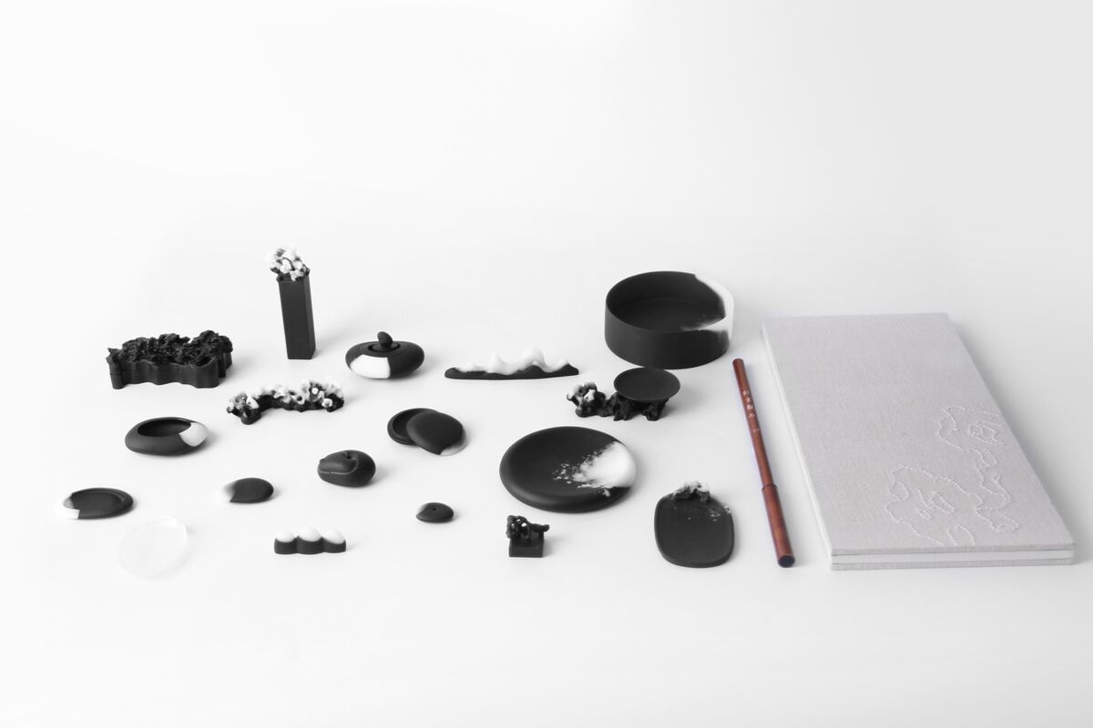 Qin Wang, Four Treasures, 2016. Courtesy of the Corning Museum of Glass.