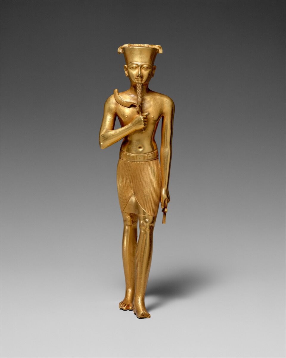 Statuette of Amun, ca. 945-712 B.C. Courtesy of the Metropolitan Museum of Art. 