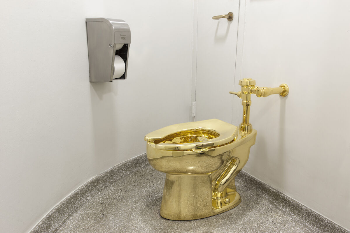 Maurizio Cattelan S Solid Gold Toilet Will Be Installed At