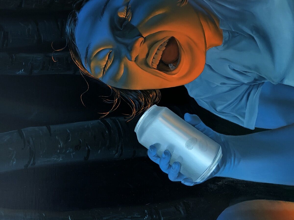 Sasha Gordon, detail of Bonfire, 2020–21. Courtesy of the artist and Matthew Brown Los Angeles.