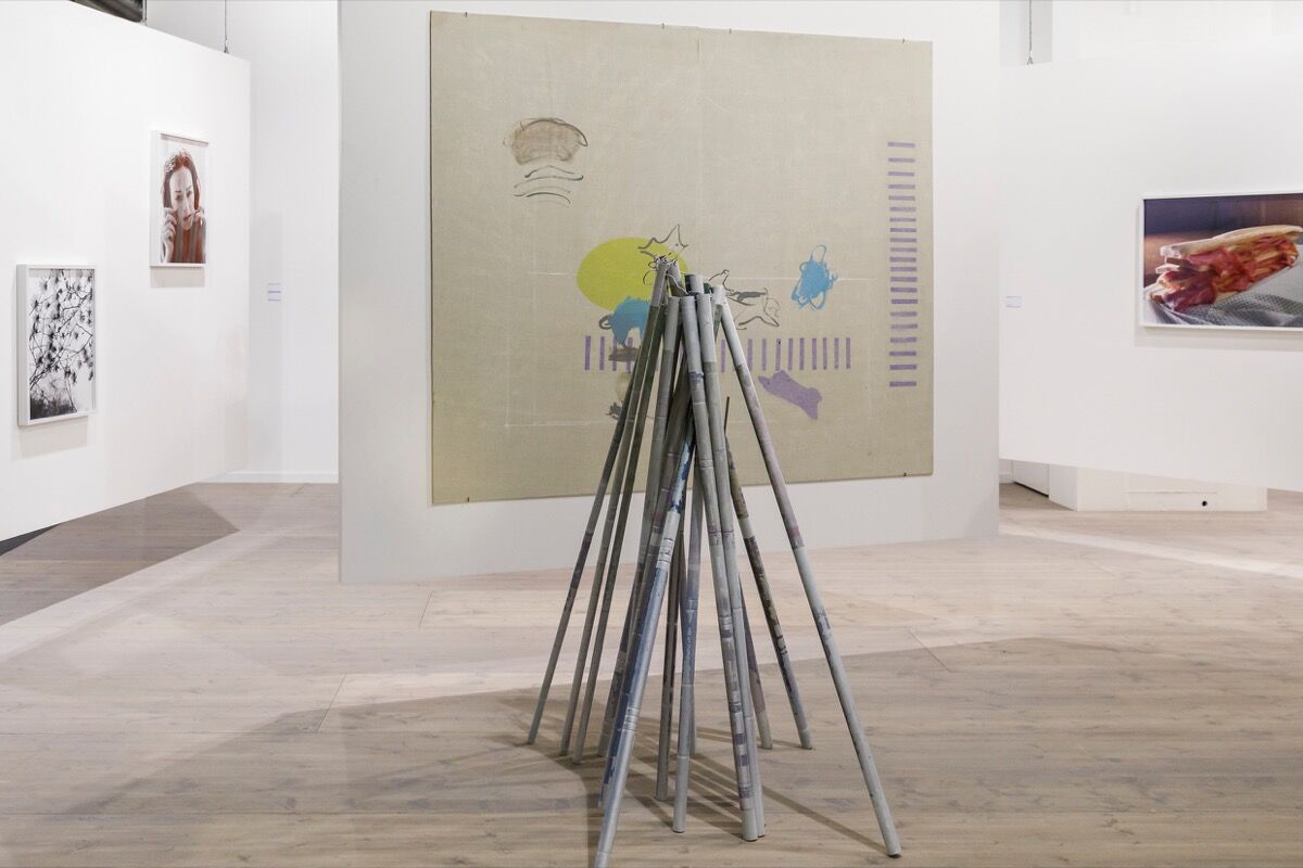 Installation view of Standard (Oslo)’s booth at Art Basel, 2019. Courtesy of Art Basel.