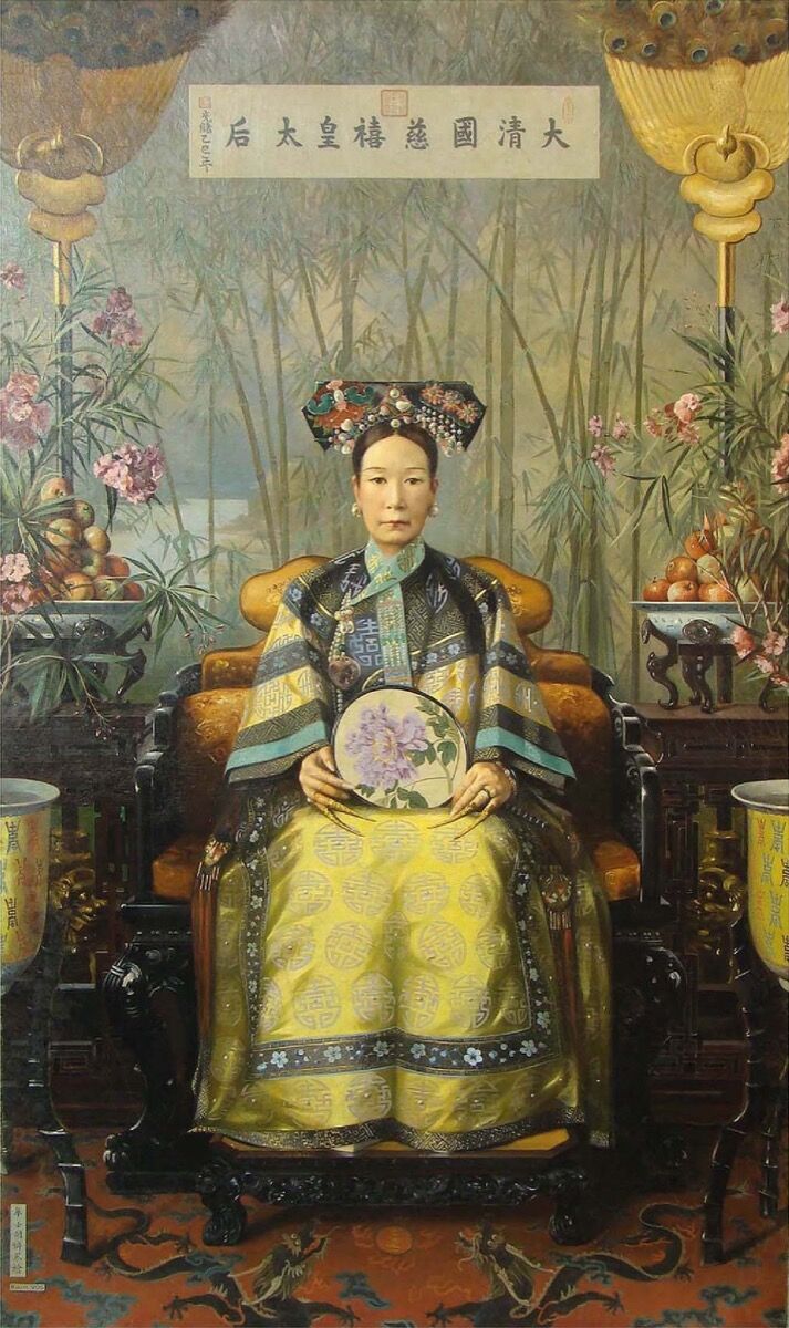 Hubert Vos,  Empress Dowager Cixi, 1906. Image via Wikimedia Commons.