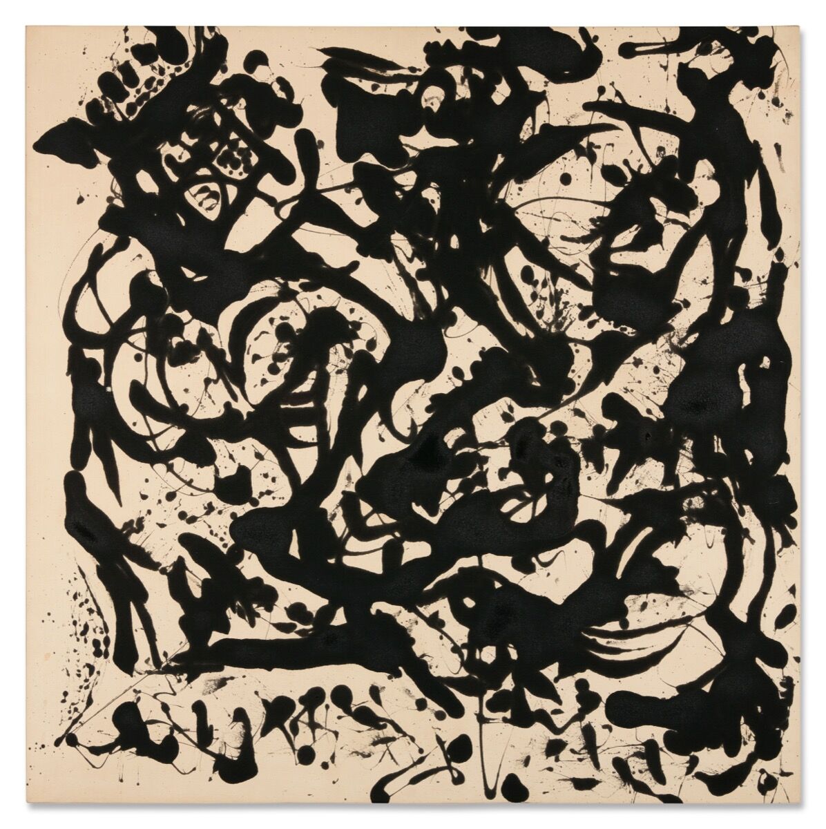 Jackson Pollock, Số 17, 1951. Được phép của Sotheby's.