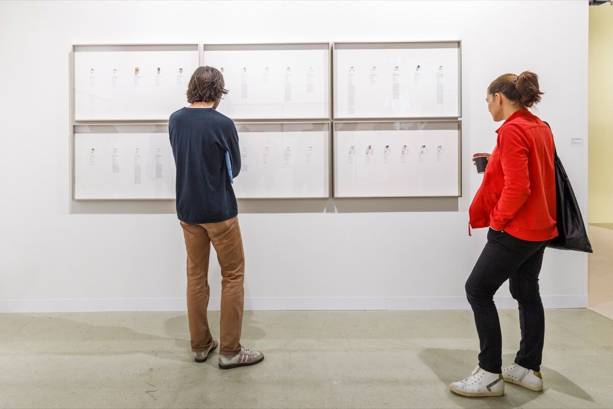 Installation view of Carlos/Ishikawa’s booth at Art Basel, 2019. Courtesy of Art Basel.