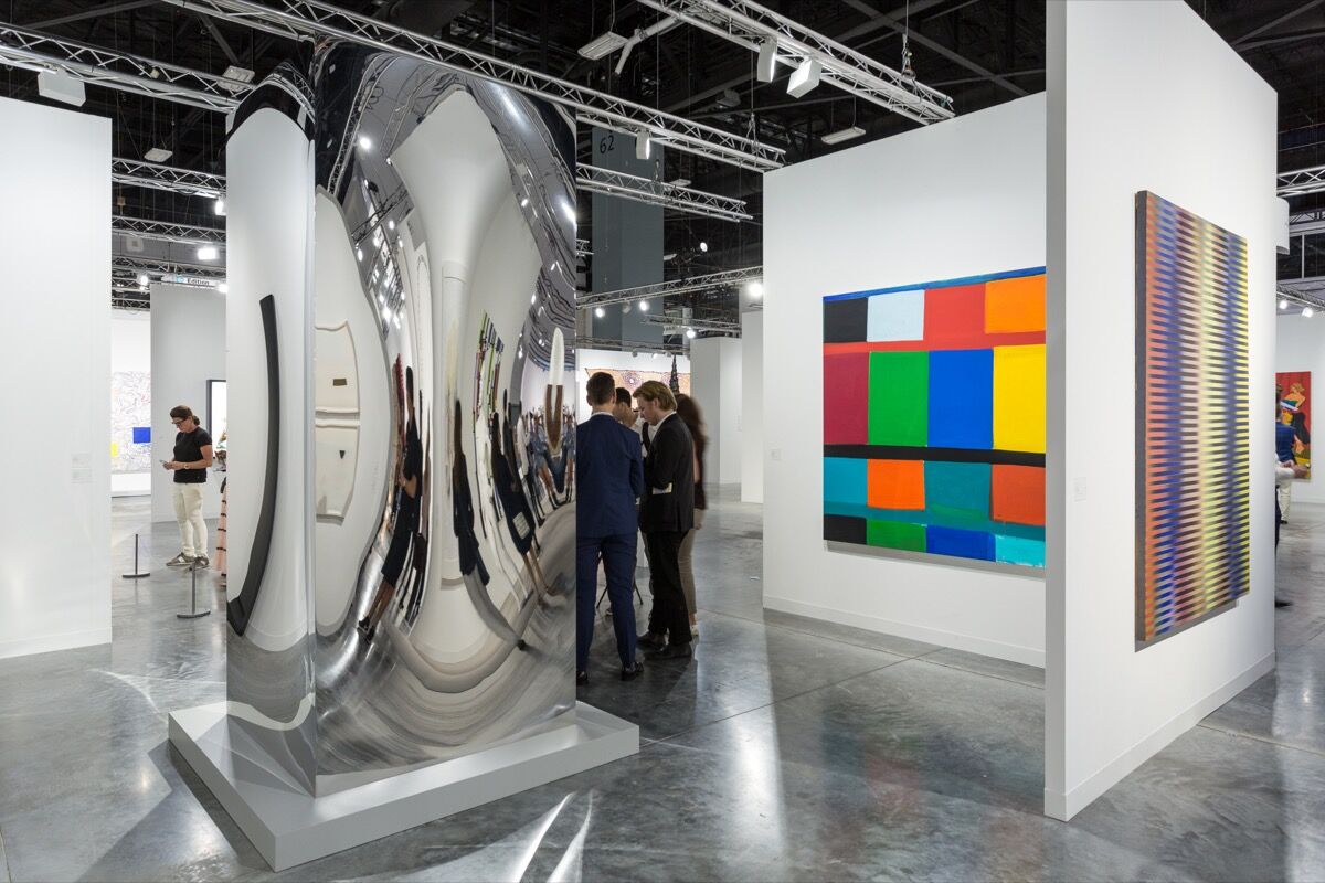 Installation view of Lisson Gallery’s booth at Art Basel in Miami Beach, 2017. Photo by Alain Almiñana for Artsy.