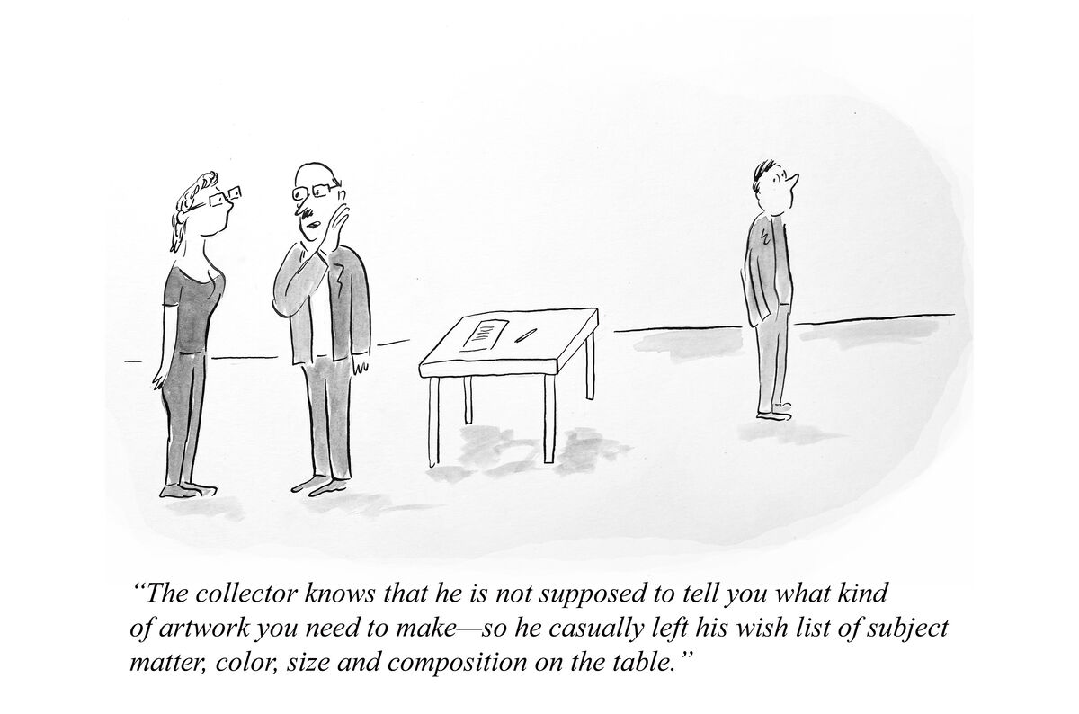 Pablo Helguera, from the series “Artoons,” 2022. Courtesy of the Ethics of Collecting.